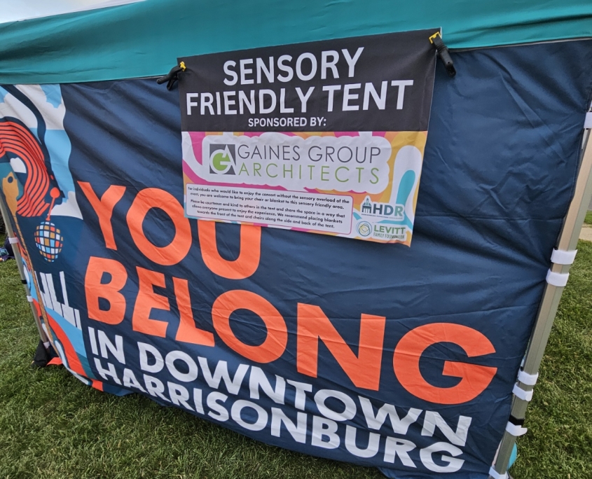Sensory Friendly Tent Sponsored By Gaines Group Architects Sensory Friendly Tent Sponsored By Gaines Group Architects